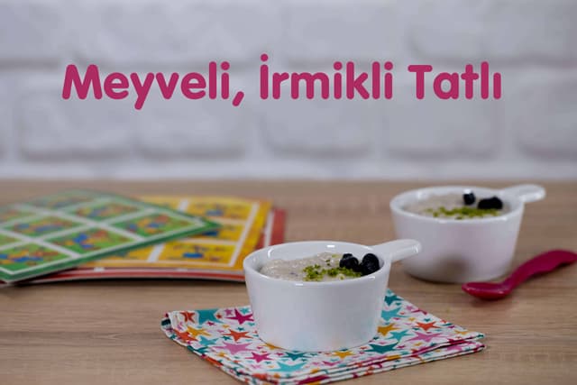 Meyveli İrmikli Tatlı Tarifi! image