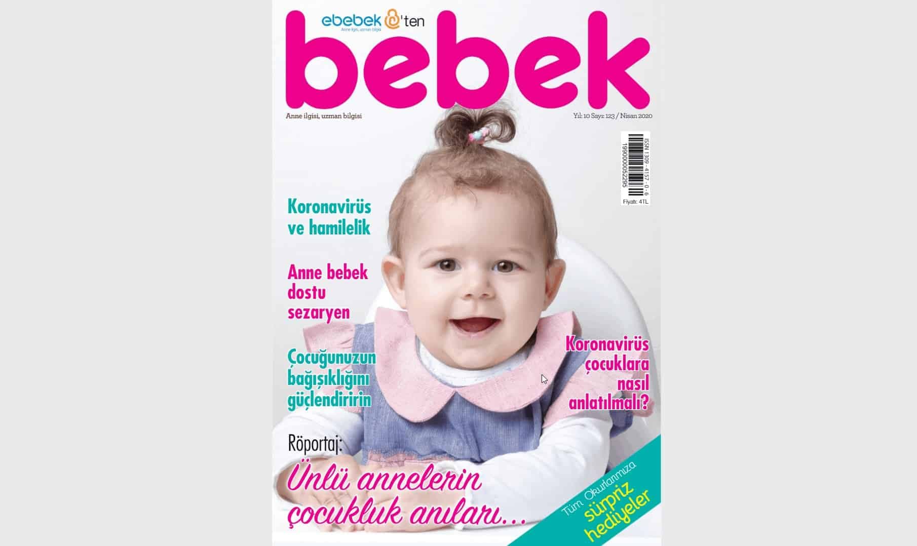 ebebek'ten Bebek Dergisi Şimdi de Online! kapak resmi