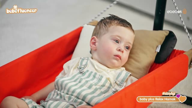 Bebefluencerımız Eymen'in rahatlığının sırrı baby plus Relax Hamak'ta saklı! image