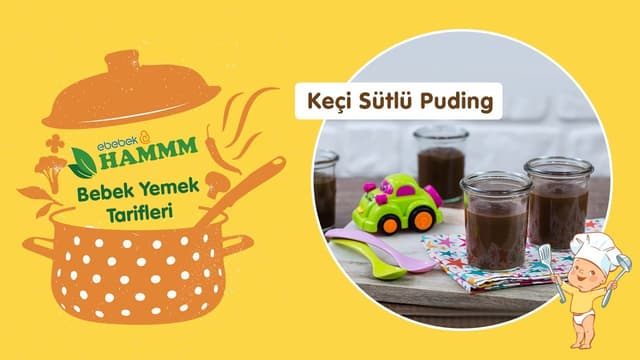 Şekersiz Bebek Pudingi! | Bebek Yemek Tarifleri | Hammm Vakti image