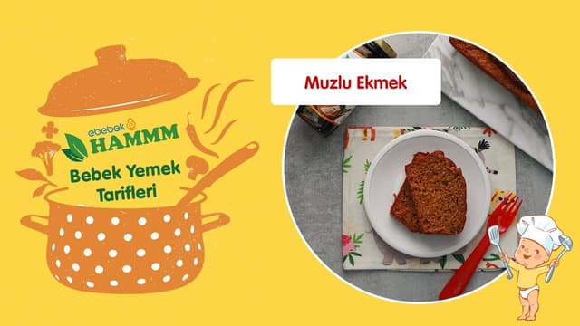Muz Ekmeği | Bebek Yemek Tarifleri | Hammm Vakti image
