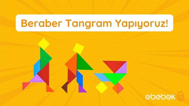 Tangram Hayvan Şekilleri - Köpek Yapımı