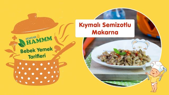 Hammm Vakti | Bebek Yemek Tarifleri - Semizotlu ve Kıymalı Hammm Makarna Tarifi image