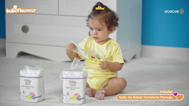 Bebefluencerımız Rüya'nın Önerisi: baby me Bebek Temizleme Pamuğu! 😍 image