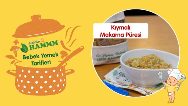 Kıymalı Makarna Püresi | Bebek Yemek Tarifleri | Hammm Vakti image