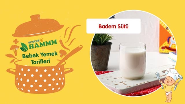 Badem Sütü | Bebek Yemek Tarifleri | Hammm Vakti image