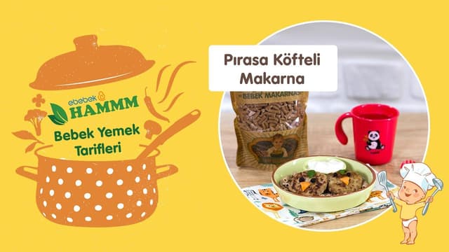 Pırasa Köfteli Makarna | Bebek Yemek Tarifleri | Hammm Vakti image
