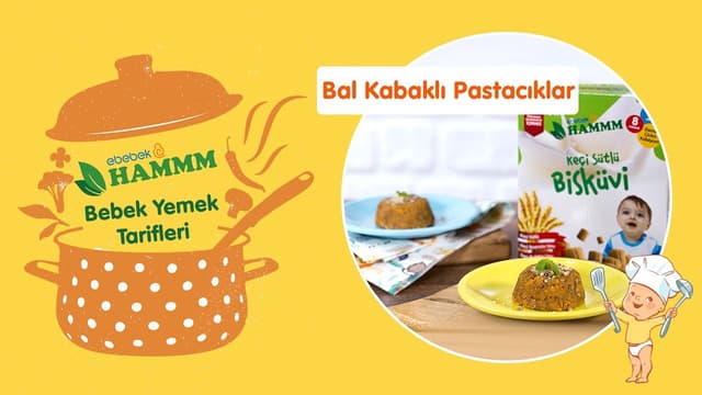Bal Kabaklı Pastacıklar! | Bebek Yemek Tarifleri | Hammm Vakti image