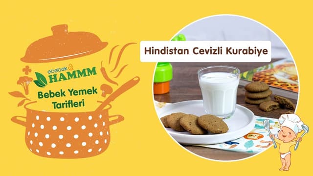 Hindistan Cevizi Yağıyla Kurabiye Yaptık! | Bebek Yemek Tarifleri | Hammm Vakti image