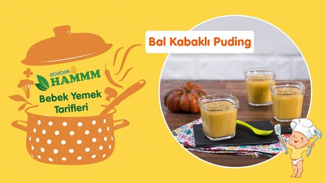 Bal Kabaklı Puding | Bebek Yemek Tarifleri | Hammm Vakti image