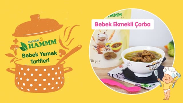 Bebek Ekmekli Brokoli Çorbası | Bebek Yemek Tarifleri | Hammm Vakti image
