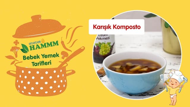 Anneler İçin Karışık Komposto | Bebek Yemek Tarifleri | Hammm Vakti image