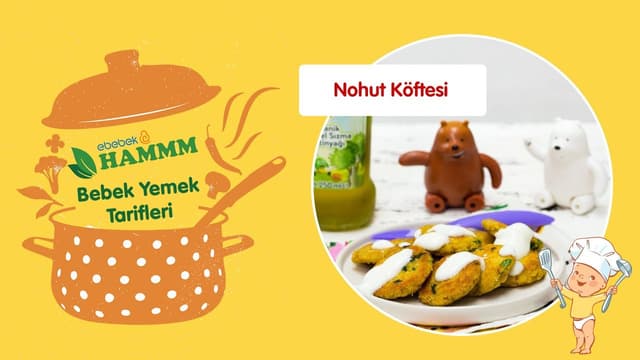 Nohut Köftesi | Bebek Yemek Tarifleri | Hammm Vakti image