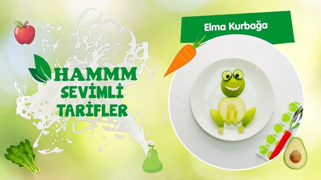Elma Kurbağa | HAMMM Sevimli Tarifler image