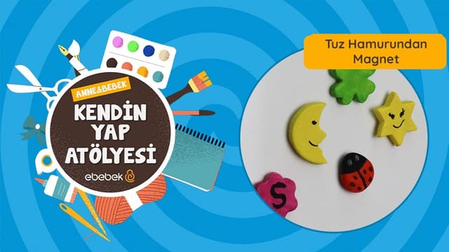 Tuz Hamuru Magnet I Anne Bebek Kendin Yap Atölyesi image