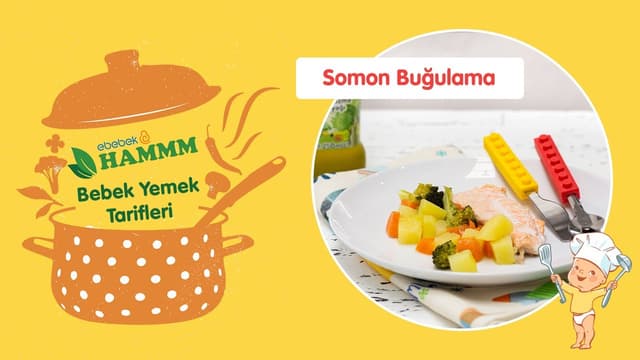 Somon Buğulama | Bebek Yemek Tarifleri | Hammm Vakti image
