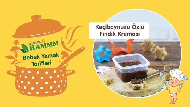 Keçiboynuzu Özlü Fındık Kreması | Bebek Yemek Tarifleri | Hammm Vakti image
