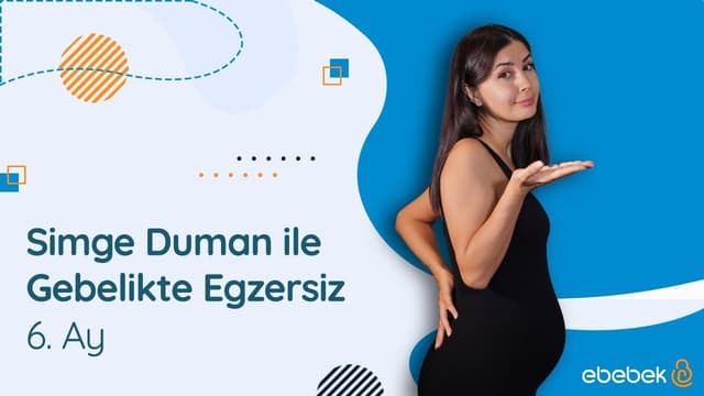 Gebelikte Egzersiz | 6. Ay | Simge Duman image