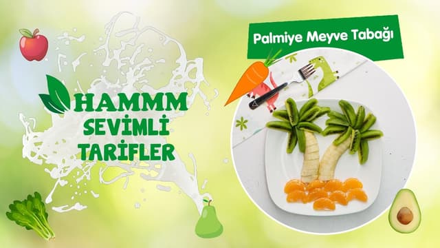 Palmiye Meyve Tabağı | HAMMM Sevimli Tarifler image