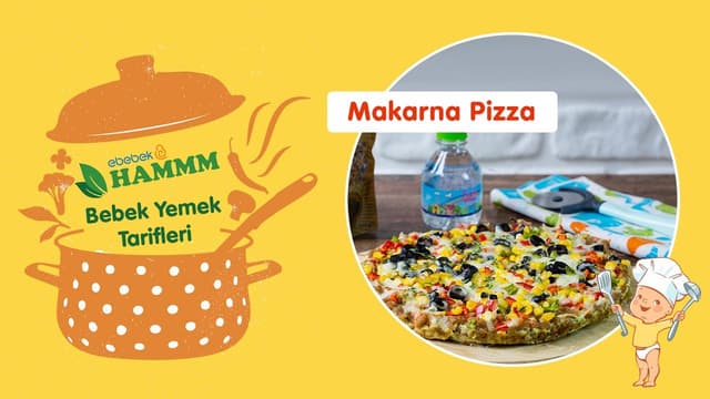 Makarna Pizzası | Hammm Vakti | Bebek Yemek Tarifleri image