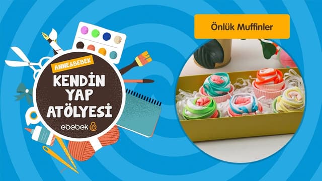 Önlük Muffin - Anne Bebek Kendin Yap Atölyesi image