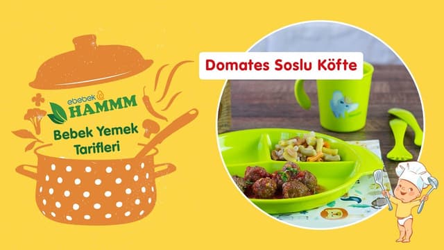 Domates Soslu Bebek Köftesi | Bebek Yemek Tarifleri | Hammm Vakti image