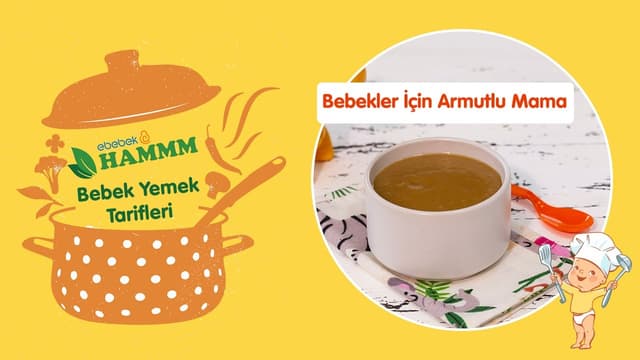 Bebekler İçin Armutlu Mama | Bebek Yemek Tarifleri | Hammm Vakti image