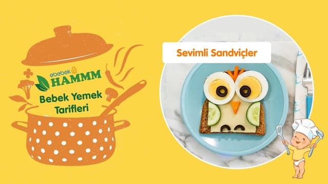 Sevimli Sandviç | Bebek Yemek Tarifleri | Hammm Vakti image